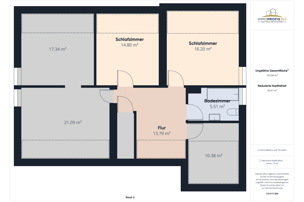 Immoprofis365: Ahnatal, Immobilie mit drei Wohneinheiten - Grundriss
