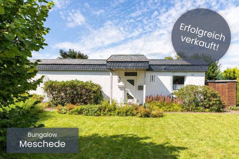 Bungalow in Meschede von der Immoprofis365 GmbH erfolgreich verkauft