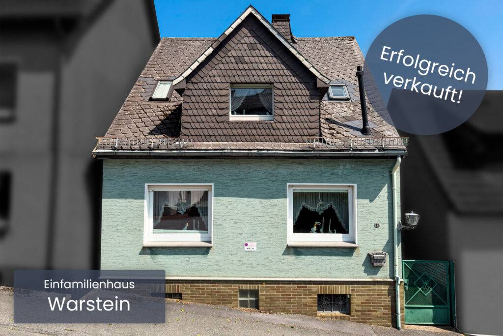 Einfamilienhaus in Warstein von der Immoprofis365 GmbH erfolgreich verkauft