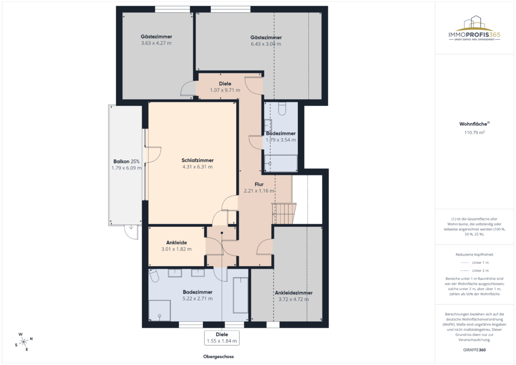 Grundriss Obergeschoss