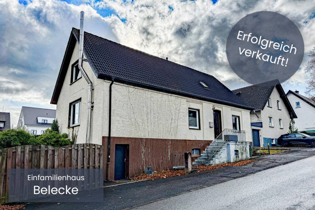 Einfamilienhaus in Belecke von der Immoprofis365 GmbH erfolgreich verkauft