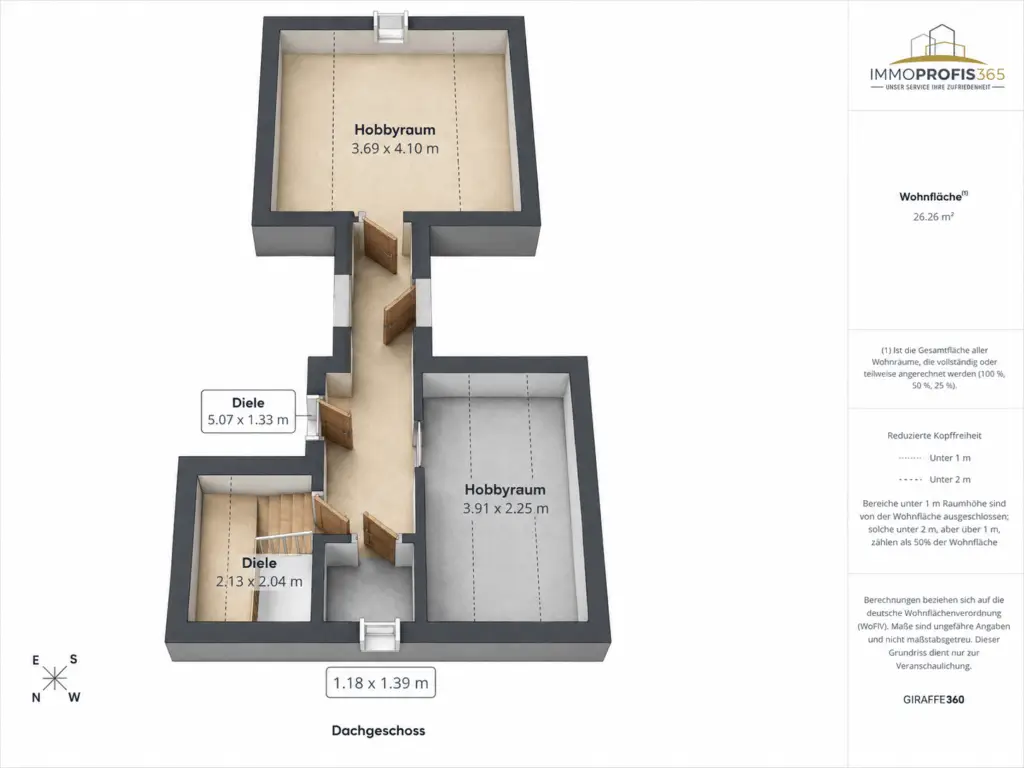 Grundriss Dachgeschoss